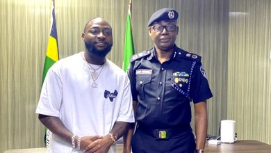 Davido's visit to Lagos Commissioner of Police