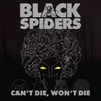 black spiders can't die won't die album cover art