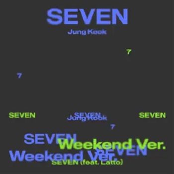 jung kook ft latto seven cover art download